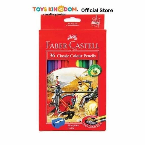 

Toys Kingdom Faber Castell Set 36 Pcs Pensil Warna Classic 115856