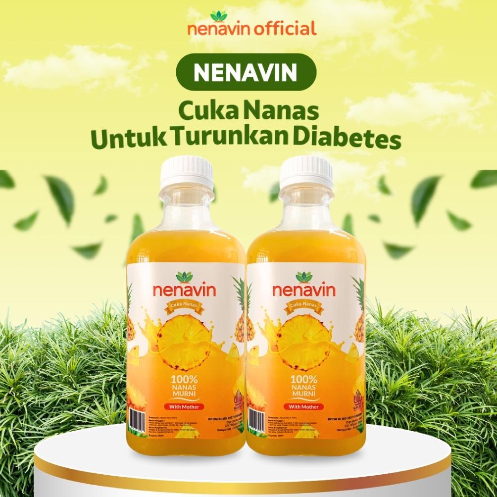 

CR - Cuka Nanas Organik With The Mother by NENAVIN - Herbal - Ampuh Atasi Diabetes dan Gula Darah Alami Nenavin Official Store TERLARIS