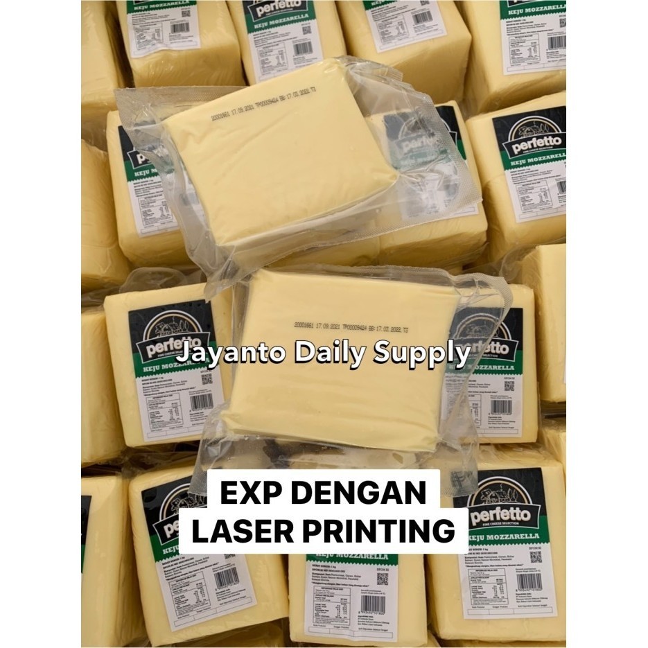 

PERFETTO MOZZARELLA CHEESE 1KG ORIGINAL PACK / KEJU MOZARELLA CHEESE