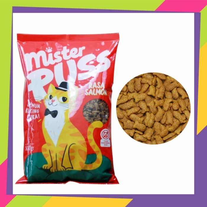 EXPDSI Cat Food Mister Puss Salmon 10kg 10 kg No lt Maxi Jio Ori Cat
