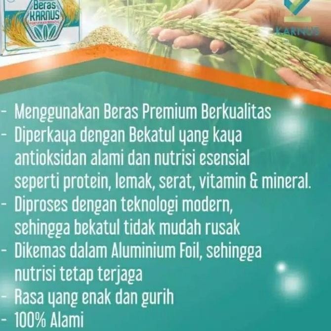 

Beras Karnus Beras Bekatul Organik Obat Diabetes Kolesterol IS81