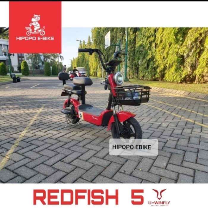 Uwinfly Redfish 5 / RF5 /RF 5/ Redfish5 Sepeda Listrik, Garansi Resmi