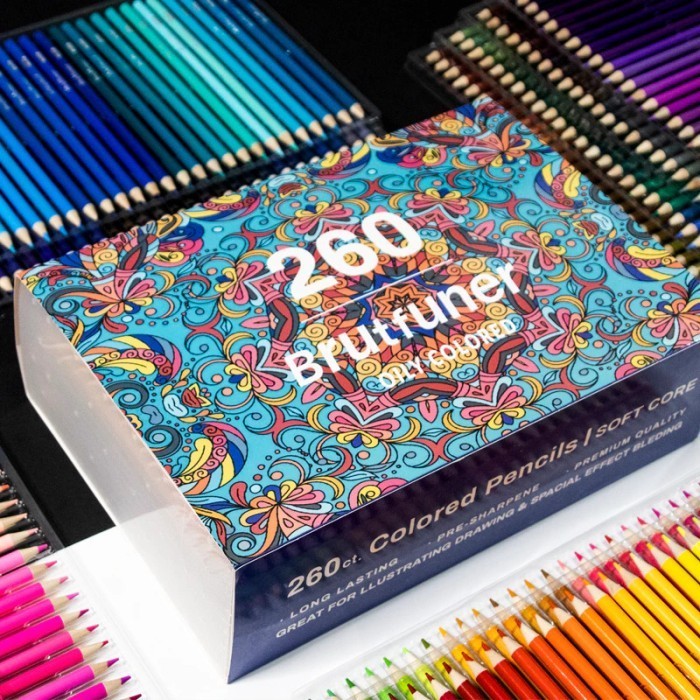 

260 Professional Oil Color Cil Wood Colored Watercolor Cils Draw