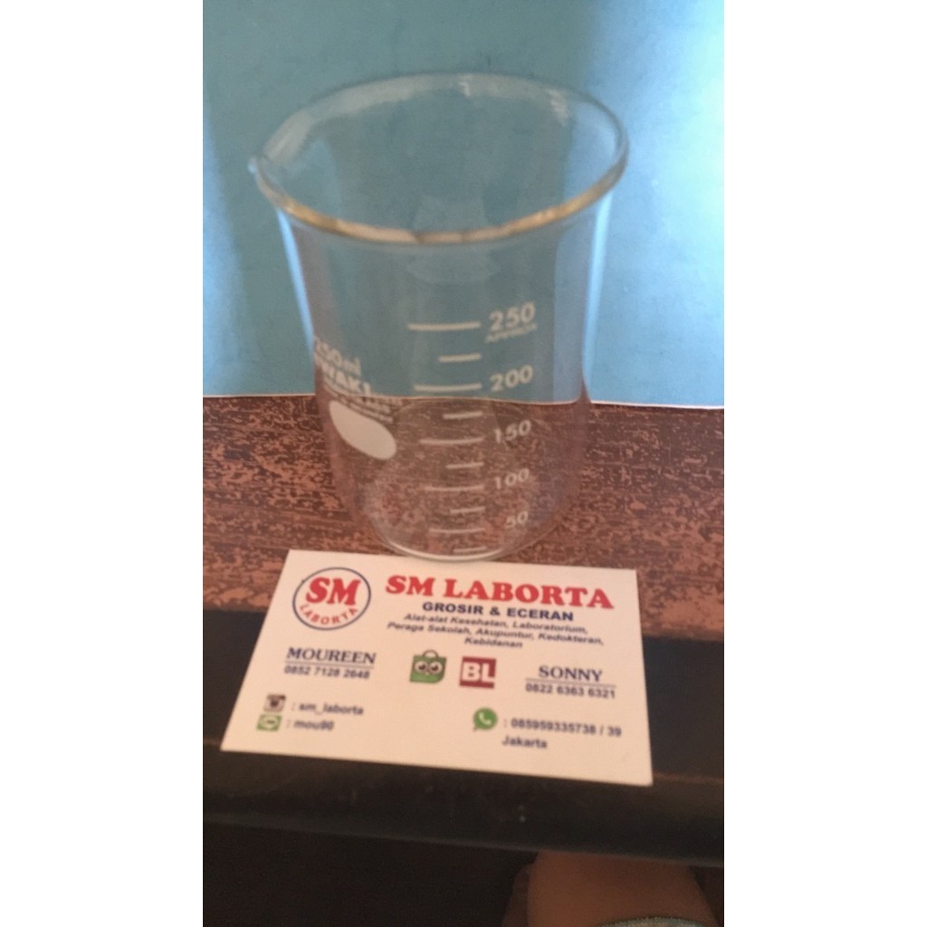 Beaker Glass Gelas Piala 250Ml Iwaki