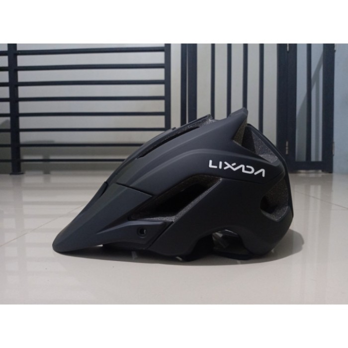 Terbaru Helm Sepeda Mtb Enduro Xc Am Lixada Black Matt Original Promo Terlaris