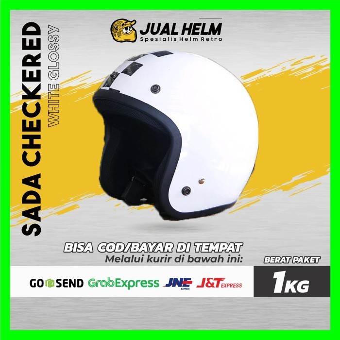 HELM SADA CREAM GLOSSY - HELM RETRO - HELM CLASSIC