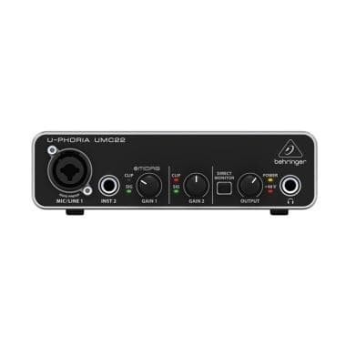

SOUNDD UMC22 AUDIO INTERFACE WITH MIDAS PREAMP pt