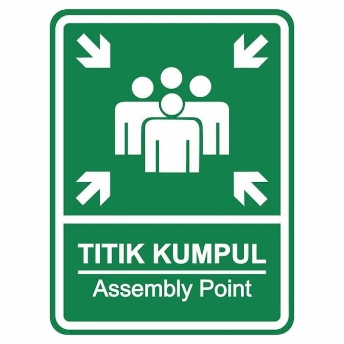

Rambu Plang K3 Titik Kumpul 45Cm X 60Cm Plat Alumunium