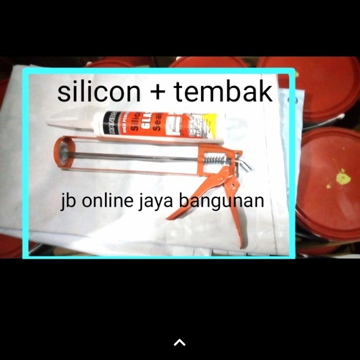 Asiya Paket Hemat Lem Kaca Lem Sealant Lem Tembak + Alat Tembak