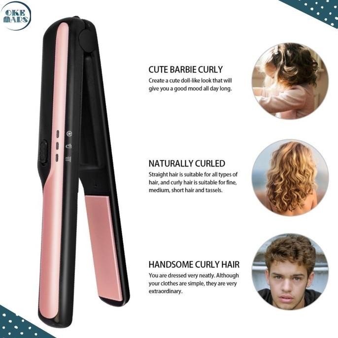 Ready Stock Catokan Rambut Tanpa Kabel Catokan Wireless Portable