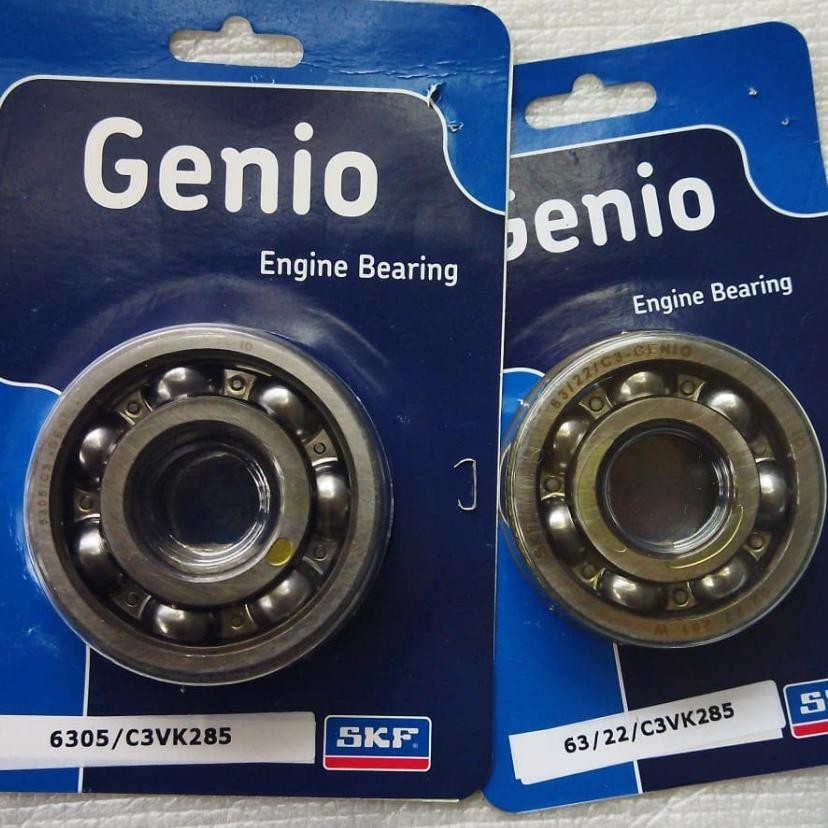 Etx Laher Kruk As 6305+63/22 Mio/Mio Sporty/Smile/Nouvo/Bearing Set/Laher Kruk As 2 Pcs Skf Diskon