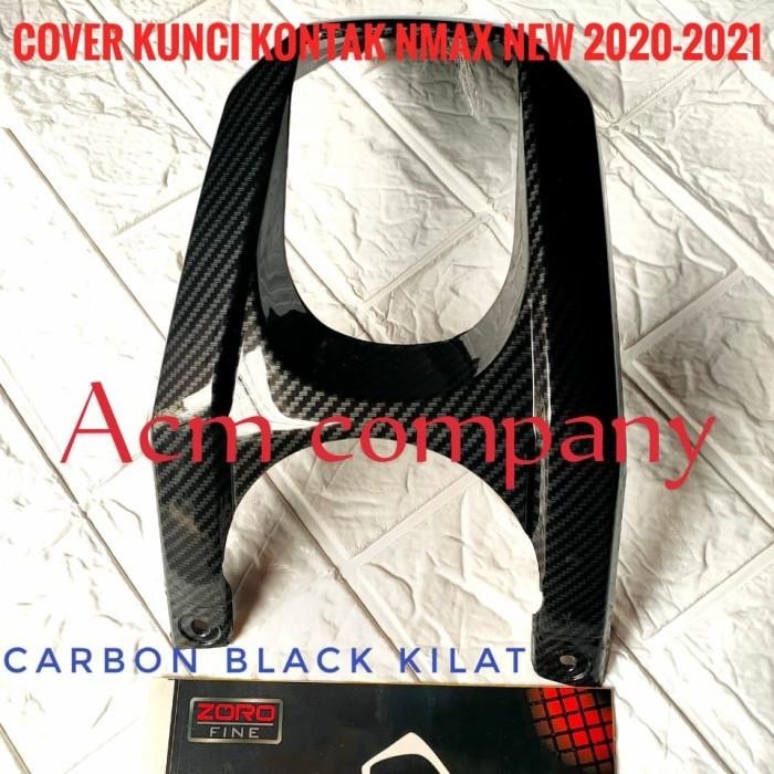 Cover tutup kunci body carbon Nmax New 2020 2021 Zoro Original