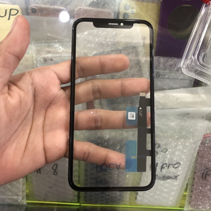 Touchscreen kaca lcd plus oca iphone xr original apple 100%