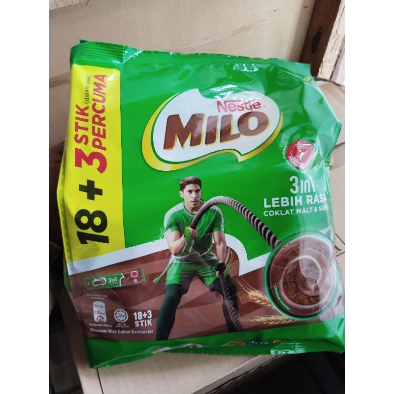 

Milo 3in1 percuma 18+3 stik perdus