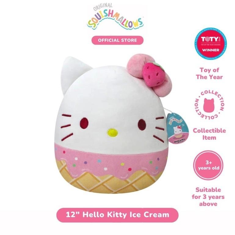 {NEW} Boneka Squishmallow Sanrio - Hello Kitty Sweet Squishmallow 12" Plush TERLARIS