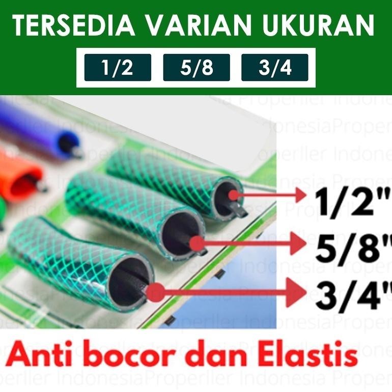 KJT Selang Air Garden 50 - 100 Meter / Selang Air tamanan / Selang Air Antilumut / Selang Air Tebal 