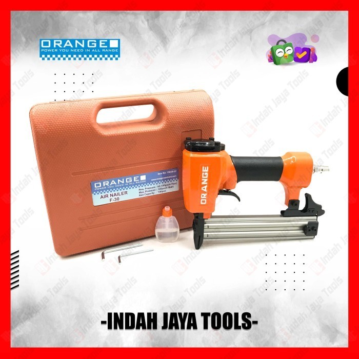 

Orange Air Nailer F30 - Mesin Alat Paku Tembak Staples Stapler