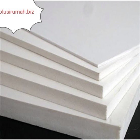 populer] PVC SHEET BOARD Lembaran 10mm /100cm 10 MM PLASTIK PAPAN FOAM PUTIH