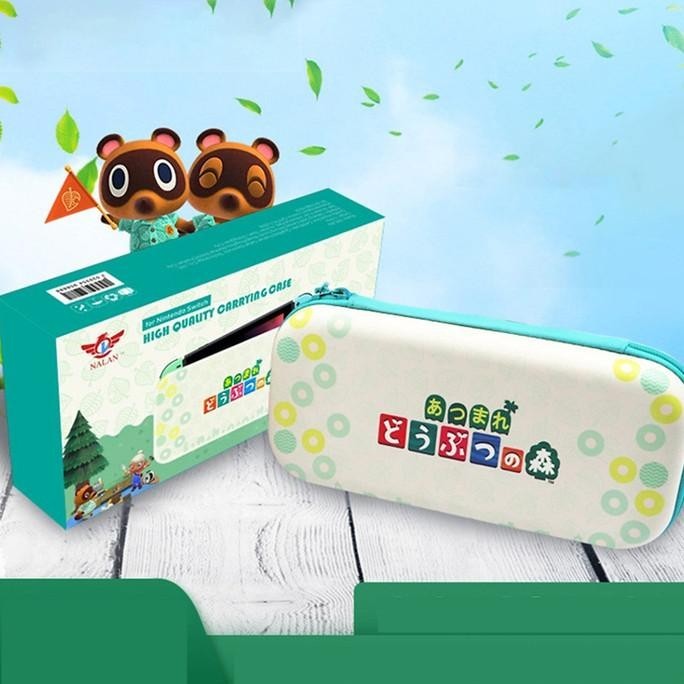 Animal Crossing Carrying Case For Nintendo Switch Lite (Blue & Pink)