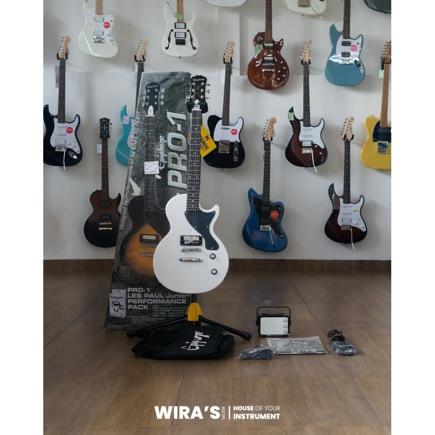 Mei Gitar Epiphone Pro 1 Les Paul Junior Performance Pack