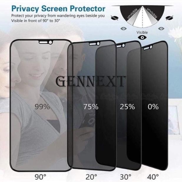 Tempered Glass Privacy Anti Spy Full Xiaomi Mi 8 8Lite A2 A2Lite Lite Terbaik