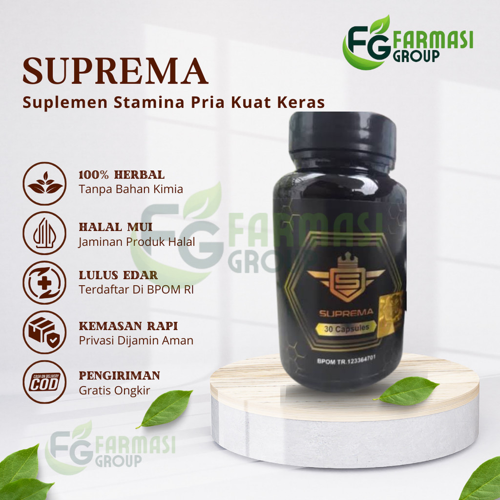 SUPREMA 100% ORIGINAL BPOM KUALITAS ASLI HERBAL