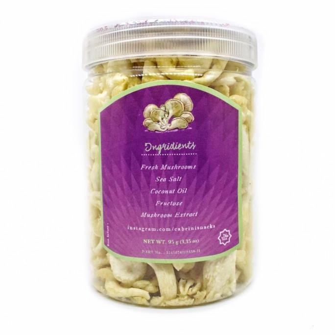 

Cabrini Healthy Snack Crispy Mushroom Premium (800 Ml) Keripik Jamur