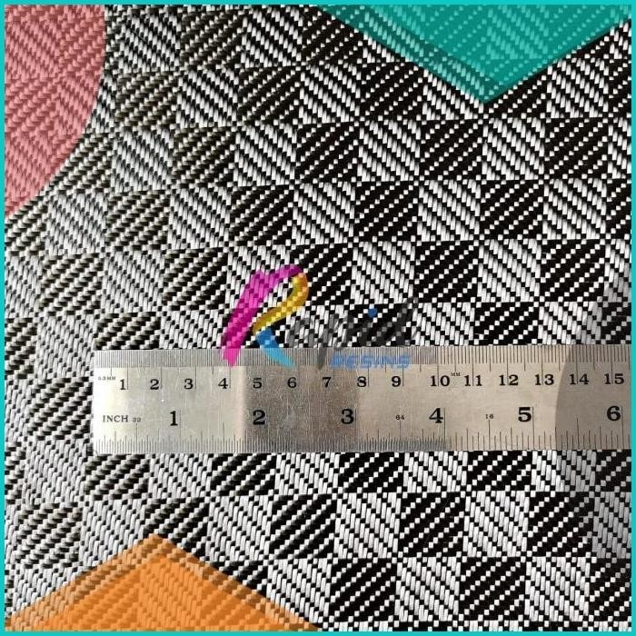 bahan kain serat carbon kevlar batik carbon kevlar fiber fabric 280gsm