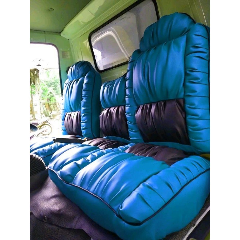 Sarung jok / Cover jok mobil isuzu Elf Macan, Elf Traga Model full sofa