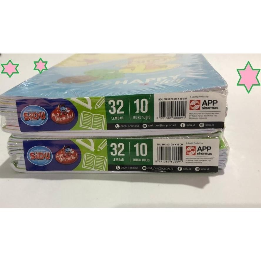 

To94 BUKU TULIS SIDU 38 LEMBAR PACK ISI 10PCS / BUKU TULIS SIDU ISI 38 Premium