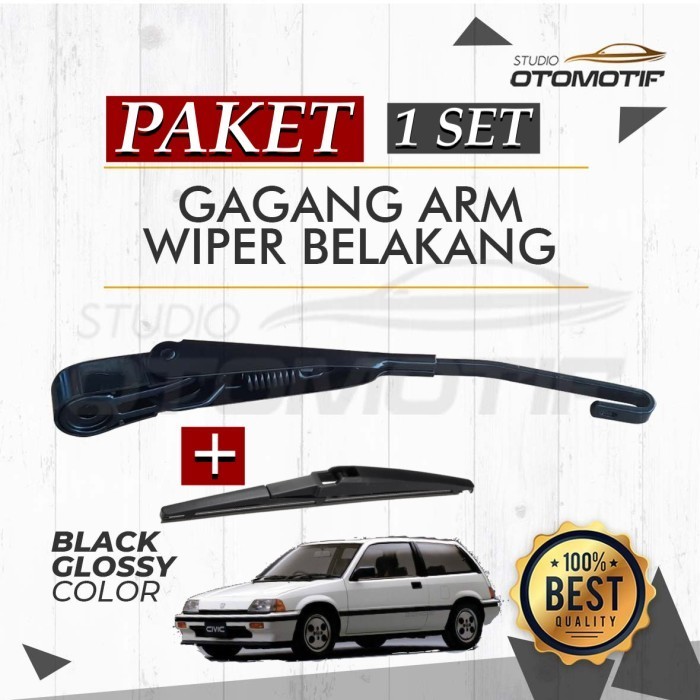 Paket Gagang Wiper Belakang Civic Wonder Sb3 1984-1987 Rear Arm Wiper