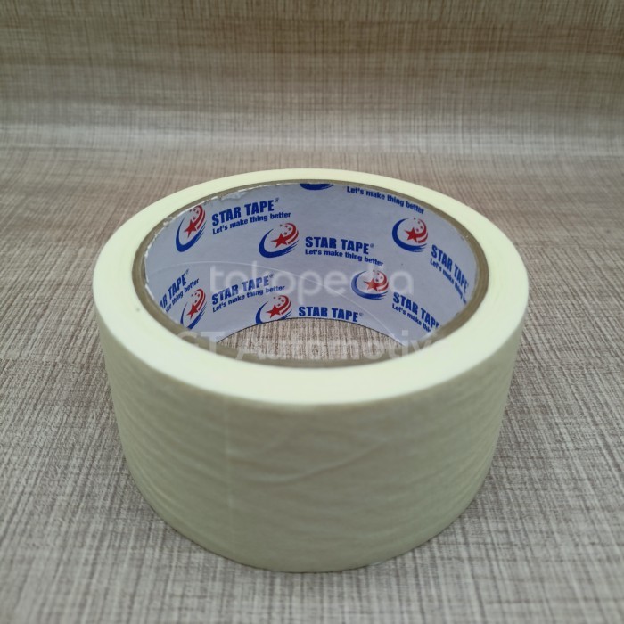 

Produk Terbaik] Isolasi Kertas Masking Tape Star Tape 48mm x 20 Yard Kualitas Terbaik