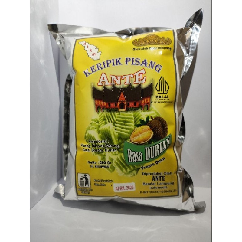 

Keripik Pisang Ante Kemasan Aluminium Foil