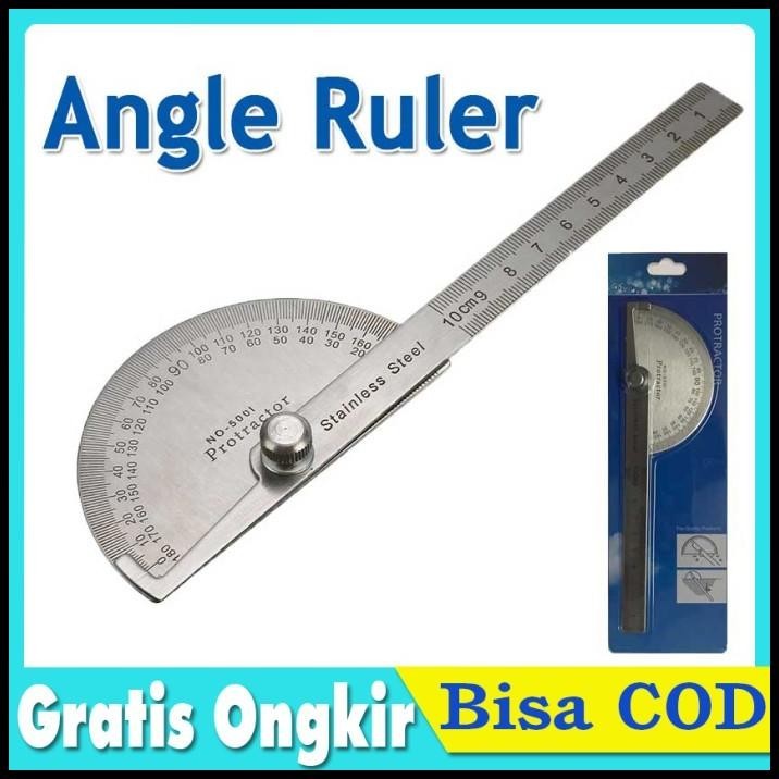 

DISKON BUSUR 180 DERAJAT PENGGARIS COMBI STAINLESS PROTACTOR ALAT UKUR SUDUT !!!!!