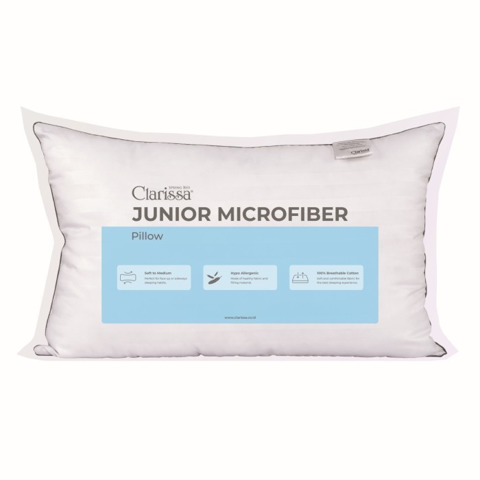 Bantal Junior / Anak Nano Microfiber (Bulu Angsa Sintetis) - Clarissa
