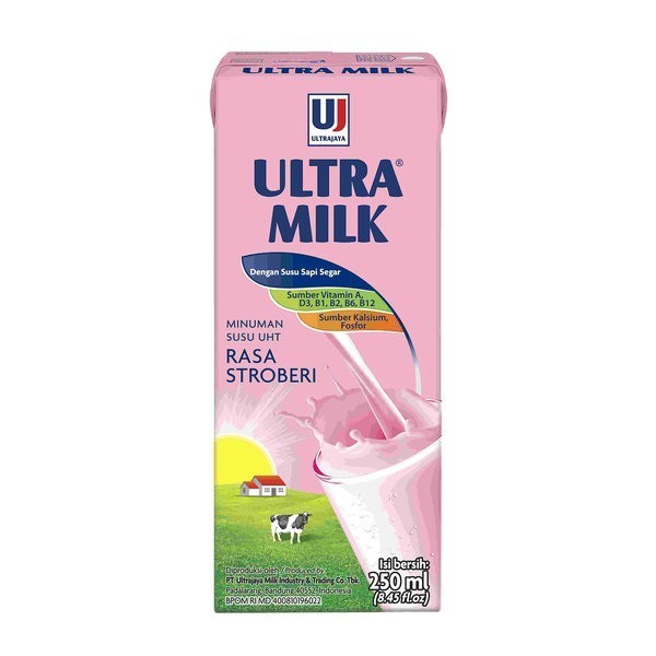 

ULTRA MILK Rasa Strawberry 2pcs x 250ml