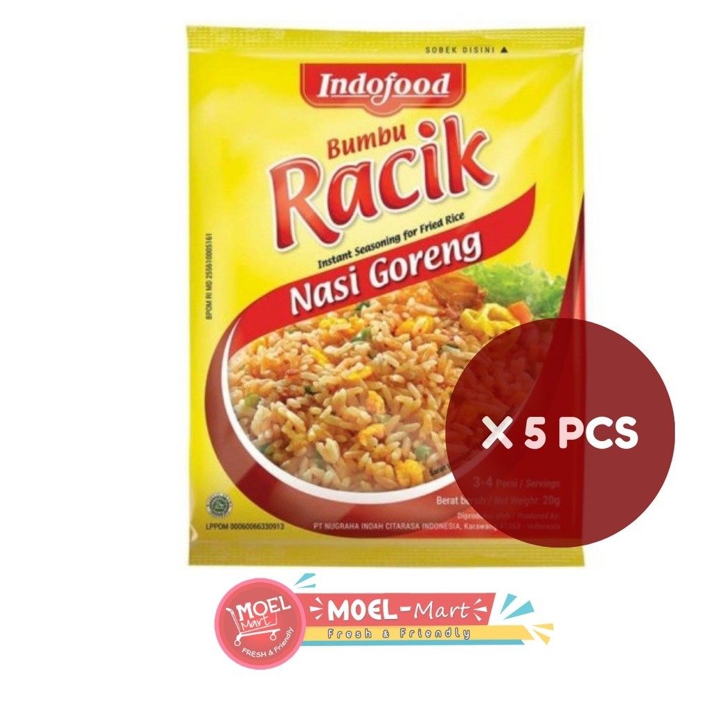 

INDOFOOD Bumbu Racik Nasi Goreng 5pcs x 20gr
