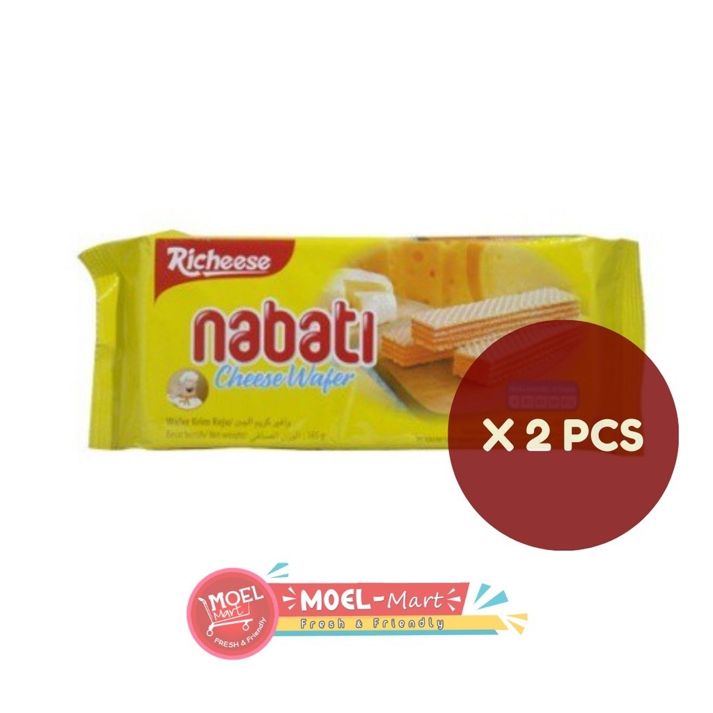 

RICHEESE Nabati Wafer Keju 2pcs x 145gr