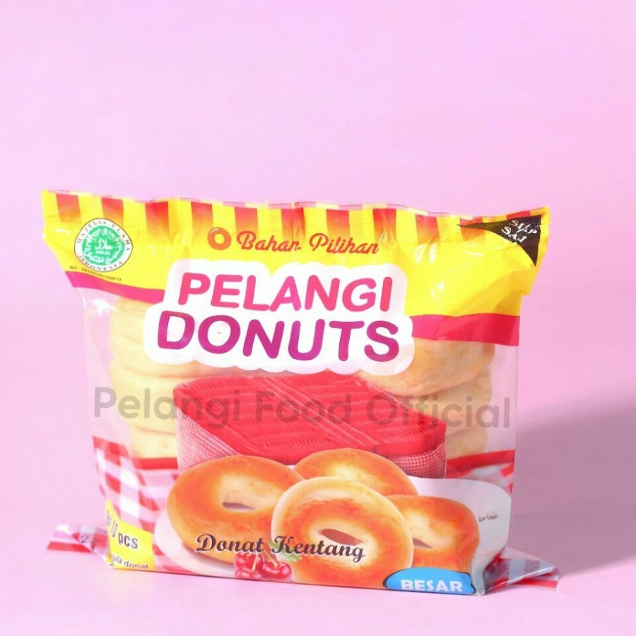 

Donut Pelangi isi 10