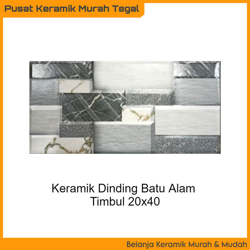 Keramik Dinding 20x40 Batu Alam Anti Gores Norwich Grey (Tegal Brebes Pemalang Slawi)
