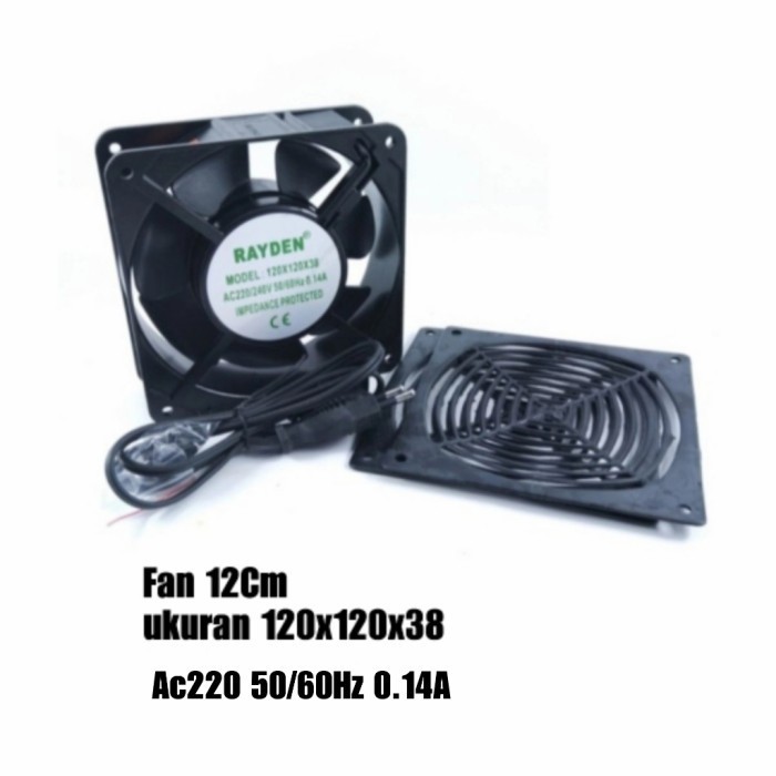 Rayden Cooling Fan AC 220V 120 x120x 38
