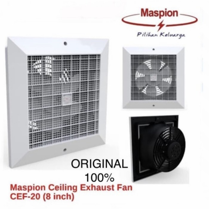 EXHAUST MASPION CEF 20 (8INC) EXHAUST PLAFON MASPION CEF20 HEXOS