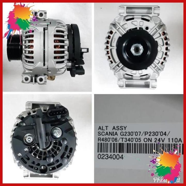 (PSD) DINAMO ALTERNATOR GP SCANIA G230/  P360 / P230/ R480/ R580 PN.2398368