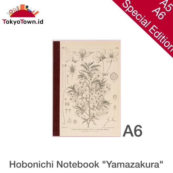 

Hobonichi Plain Notebook Yamazakura Tomoe River