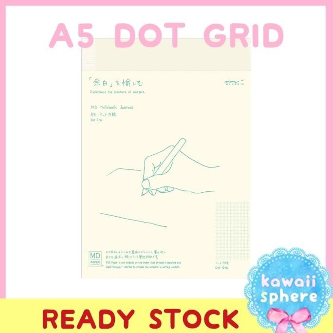 

Midori MD notebook Dot Grid A5 | Limited Edition | Ready Stock