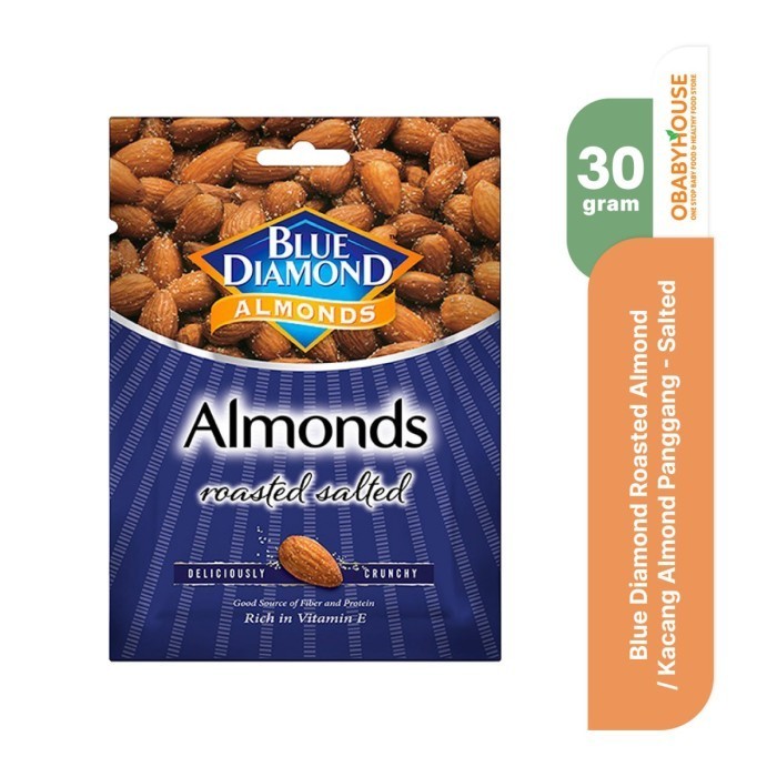 

Akko - Blue Diamond Roasted Almond / Kacang Almond Panggang 30Gr - Salted