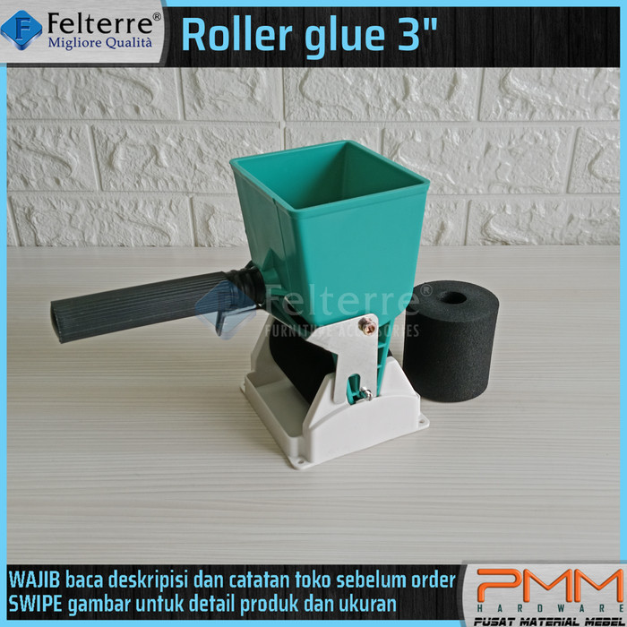 

Roller lem 3"/ roller glue/alat perata lem/glue applicator FELTERRE