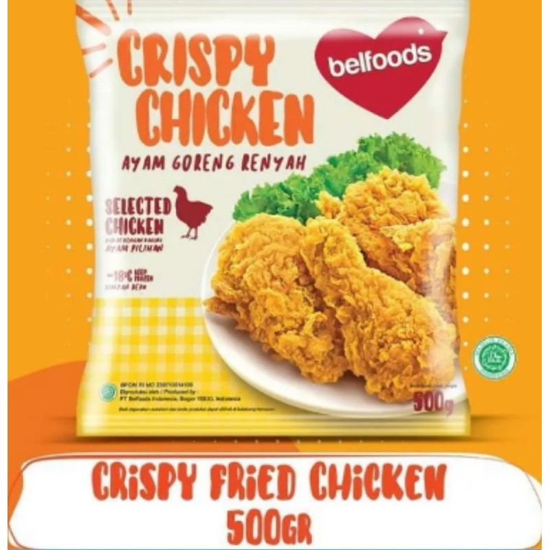

Belfoods Crispy Fried Chicken 500gr - Depo Frozen Airmadidi