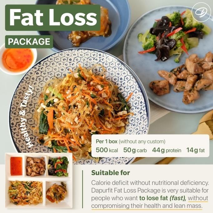

Dapurfit Weight Loss Monthly Lunch Or Dinner (20Box/20D) Catering Diet