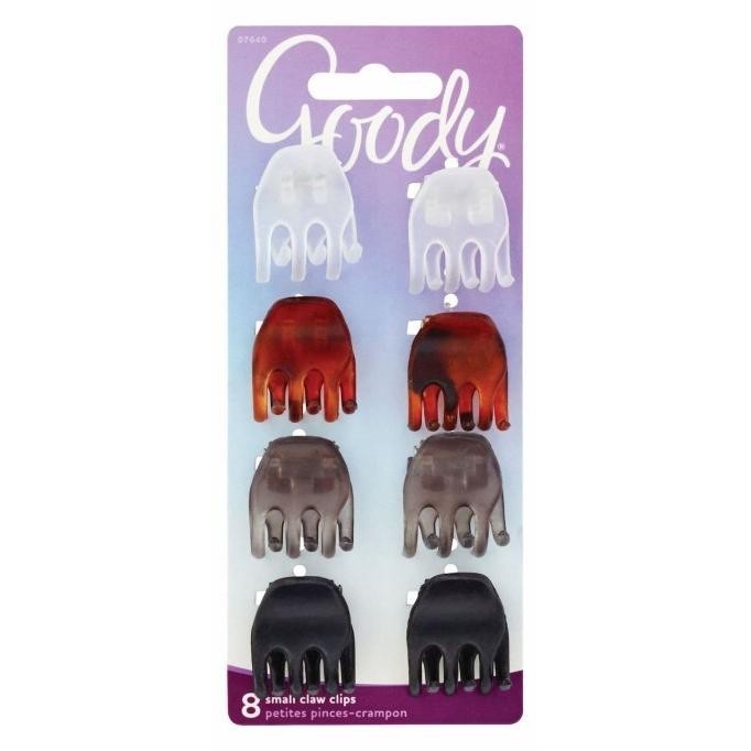 

Goody classics 07640 frost med half claw clip asst color 8ct